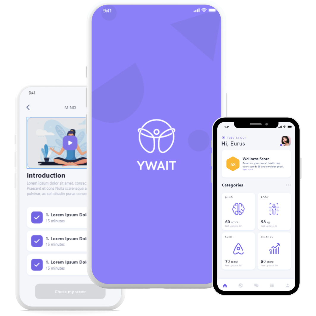 Portfolio project: Ywait Mobile App, built with React Native, located in USA
