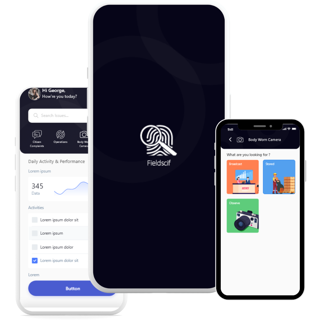 Portfolio project: Fieldscif Mobile, built with React Native, located in USA