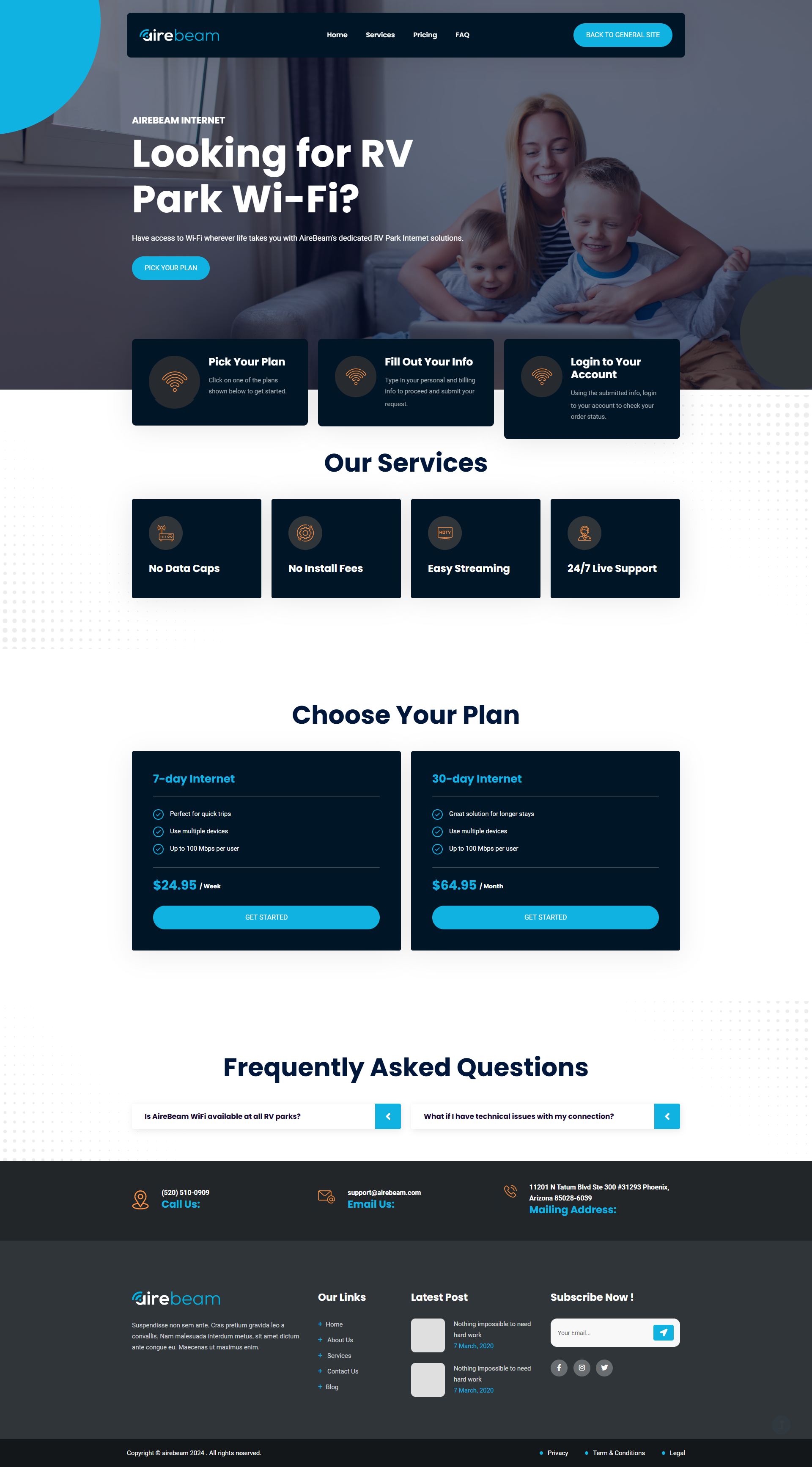 Portfolio project: Airebeam vPortal & FreeRADIUS Integration, built with Flask,Mysql,Linux, located in USA
